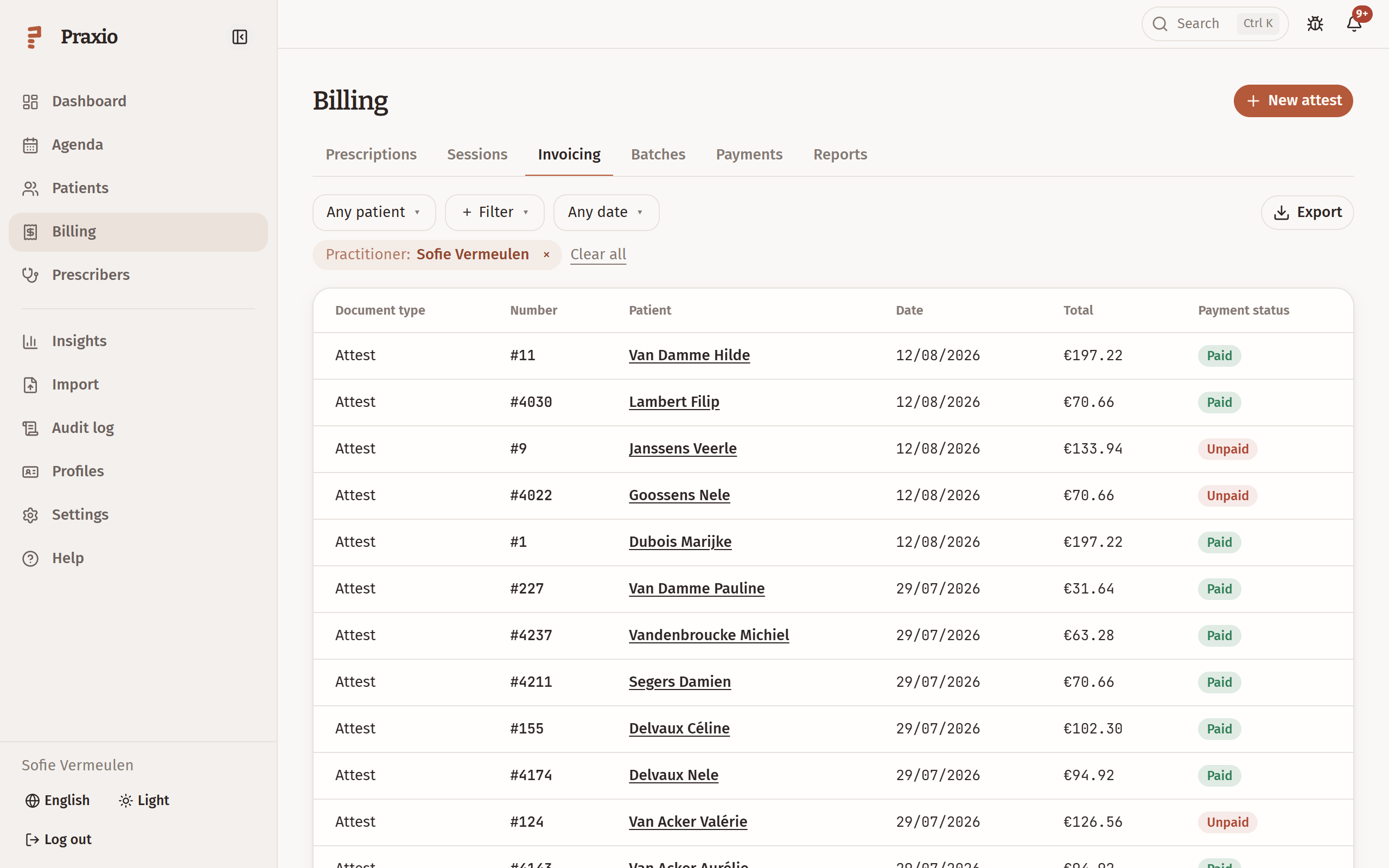 Billing